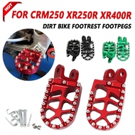 For HONDA CRM250 CRM 250 XR250R XR400R XR 250R 400R XR 250 R 400 R Motorcycle Accessories CNC Footpe