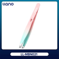 llano คลิปหนีบคิ้วเหล็กกล้าไร้สนิมที่มีสีสันเครื่องมือลบเครื่องแต่งหน้าขนตาแหนบถอนคิ้ว