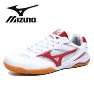 Mizuno รองเท้าแบดมินตันผู้ชายสไตล์ใหม่กันลื่นทนต่อการสึกหรอ 17065 รองเท้ากีฬาปิงปองแบบสบาย ๆ 2025