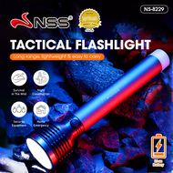 NSS Original LED Flashlight Portable USB Rechargeable Rechargeable Tactical Flashlight Strong Light 