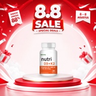 Nuvita Vitamin D3 + K2 40mcg 30 tablet – Vitamin D3 K2 Supplement for Body Immune System