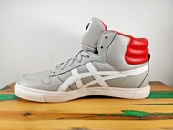 Asics Onitsuka Tiger High Top Trainers Unisex Grey White &amp; Red UK  EU