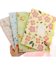 TOKO49 - Map Folder Penyimpan Kertas Dokumen Motif Bunga Cantik