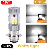 SEAMETAL Bohlam Lampu Depan Motor Lampu Utama Motor Lampu Led Motor Super Terang T19 H6 P15D New Gen