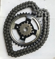 Bộ nhông xích (nhông sên đĩa) xe máy Dr wave 100