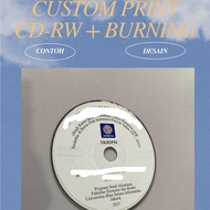 SCRIPTION CD BURNING PACKAGE CUSTOM CD-RW FOR THESIS