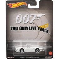 HOTWHEELS Premium Retro Entertainment 007 Die Twice-Toyota 2000GT Roadster (HWP2023_ HKC27)