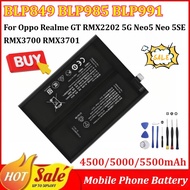 BLP849 BLP985 BLP991 4500/5000/5500mAh Mobile Phone Battery for Oppo Realme GT RMX2202 5G Neo5 Neo 5