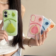 For iphone Case 16 Pro Max 15 Pro Max 14 Pro Max Drip gum fruit phone case