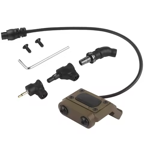 Tactical Flashlight Metal Remote Side Switch Pressure Switch For SureFire M300 M600 PEQ-15 FlashLigh