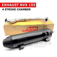 AHM NVX155 Standard Racing Exhaust PIPE ( 4 STROKE CHAMBER)/ EXHAUST PIPE RACING NVX155/exzos nvx