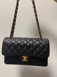 Chanel Classic Flap 23 荔枝皮 黑金