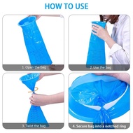(labag)10Pcs 1000ML Disposable Travel Car Airplane Motion Sickness Nausea Vomit Bag(LA2VN)