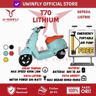 Sepeda Motor LIstrik Uwinfly T80 Garansi Uwinfly Indonesia - T70 TOSCA