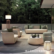 Sofa Courtyard outdoor sofa Furniture Terrace Furniture Braided Rope sofa Coffee Table Foreign Trade