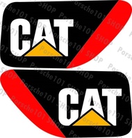 สติ๊กเกอร์ caterpillar CAT ติดซ้าย/ขวา ( 2 แผ่น )