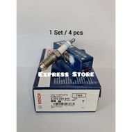 BOSCH Spark Plug Nickel (4pcs) Chevrolet Nabira 1.8, Optra 1.8, Captiva 2.4, Opel Zafira, Saab 900