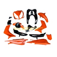 DEMAK EVOZR110 BODY COVER FULL SET WITH STICKER ORANGE