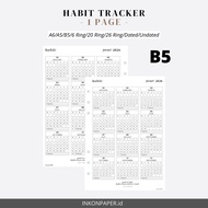 B5 - Planner 2026, Habit Tracker by INK_ON_PAPER