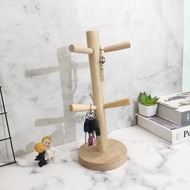 Wooden Desktop Key Hook Storage Rack Entrance Storage Hanging Key Rack Customized Entrance Key Stora