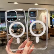 MAGSAFE TRANSPARENT CLEAR SOFTCASE iphone 15 / iphone 15 PRO / iphone 15 PRO MAX / iphone 15 PLUS