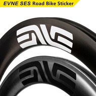 SES enve สติ๊กเกอร์สำหรับจักรยานถนน 700C ชุดล้อคาร์บอน wheelset ริมสติ๊กเกอร์สีขาวสีดำฉลากสำหรับหนึ่งล้อ decale (6 ชิ้น)