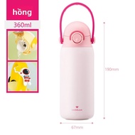 Cốc Nước Giữ Nhiệt Lock N Lock 316L Bằng Thép Không Gỉ Dung Tích Lớn Dễ Thương Cho Học Sinh Nữ Du Lị