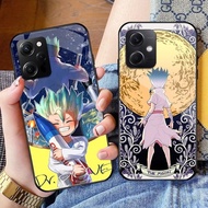 Dr. Stone 02 Glass Phone Case For Xiaomi Poco X7 Pro X6 X5 X4 X3 Nfc M5 M4 5G F6 F5 F4 F3