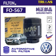 FILTON Oil Filter Volkswagen Passat B6 3C2 3C5 Engine CAXA CDGA Penapis Minyak Hitam Enjin FO-567 03