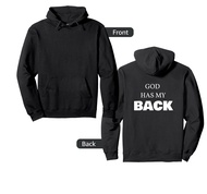 God Has My Back gift for Jesus Worshiper Christians Pullover Hoodie