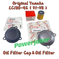 LC135-4S V1-V8 LC135 New Fi 4S (Original Yamaha) (Grey) Oil Filter Cap Cover /Penutup Enjin Engine Minyak Penapis LC 135