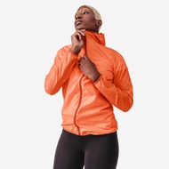 KALENJI Wind Women's Running Windproof Jacket - coral