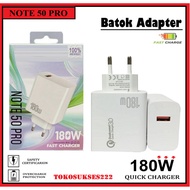 HP 180W Charger Adapter For INF NOTE 50 PRO Charger Head Adapter Universalhp Supports Fast Charging