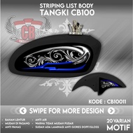 CB 100 Striping CB Tank Sticker C100 Sticker | CB100 | CB10011