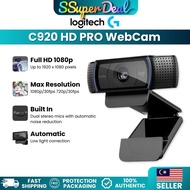 Logitech C920 HD PRO WebCam Full HD 1080p video calls with stereo audio
