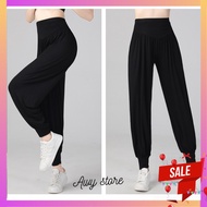 Alibaba zumba Yoga pants, black cotton