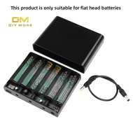 DIYMORE DC UPS 6*18650 lithium battery solder-free power box DIY kit optical modem router uninterrup