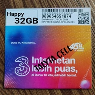 PERDANA TRI/3/HAPPY 12GB + 14GB TIKTOK