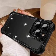 1 ชิ้น เคสโทรศัพท์ใสชุบไฟฟ้าสุดหรู, ใช้ได้กับ iPhone 17/6/7/8/X/XS/XR/11/12/13/14/15/16/16e Pro Max 