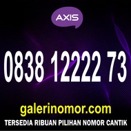 Nomor Cantik Axis 11 Digit Axiata Prabayar Support 4.5G Jaringan XL Nomer Kartu Perdana 0838 12222 73