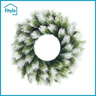 Christmas Wreath Front Door Artificial Wreath Indoor Outdoor Ornament Hanging Garland for Garden Bal