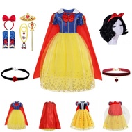 Snow White cosplay Halloween Costume (Children Version) Delivery The Next Day Invoice WULA Dress