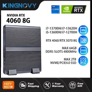 KING novy V7 Gaming Mini PC Intel i7 13700H i5 13600H NVIDIA RTX 4060 3070 8G 2xDDR5 Mini Gamer Desktop Computer Windows 11 WiFi6