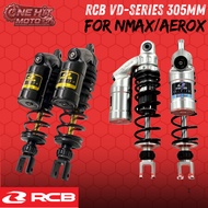 RCB VD-Series Dual Shock Absorber for Yamaha AEROX/NMAX 305mm (FULLY ADJUSTABLE)