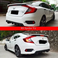 Honda Civic 2016-2019 RS Spoiler with paint