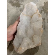 Original rough white quartz stone for home decoration, high energy purification, 22cm, weight 2.27kg