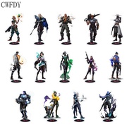 Standee Hot Game Figure Valorant Sage Killjoy Jett Sova Cypher Salvia Acrylic decor desk study corne