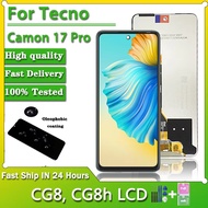 6.8''inch 90Hz LCD For Tecno Camon 17 Pro CG8 LCD Touch Screen Digitizer Assembly For Tecno Camon 17