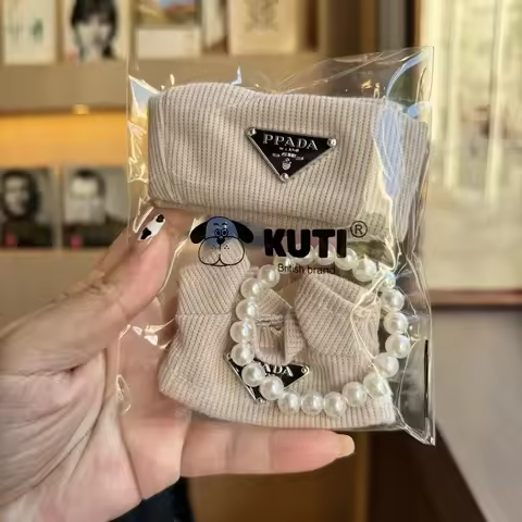 Sweater Clothes for Labubu Dolls Accessories Korea Style Pearl Necklace for Labubu V1 V2 Dolls Cloth