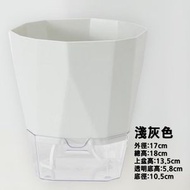 自動吸水花盆_中號_淺灰色